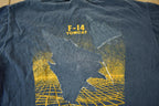 Vintage 1990s F-14 Tomcat Fighter Jet Graphic T-Shirt