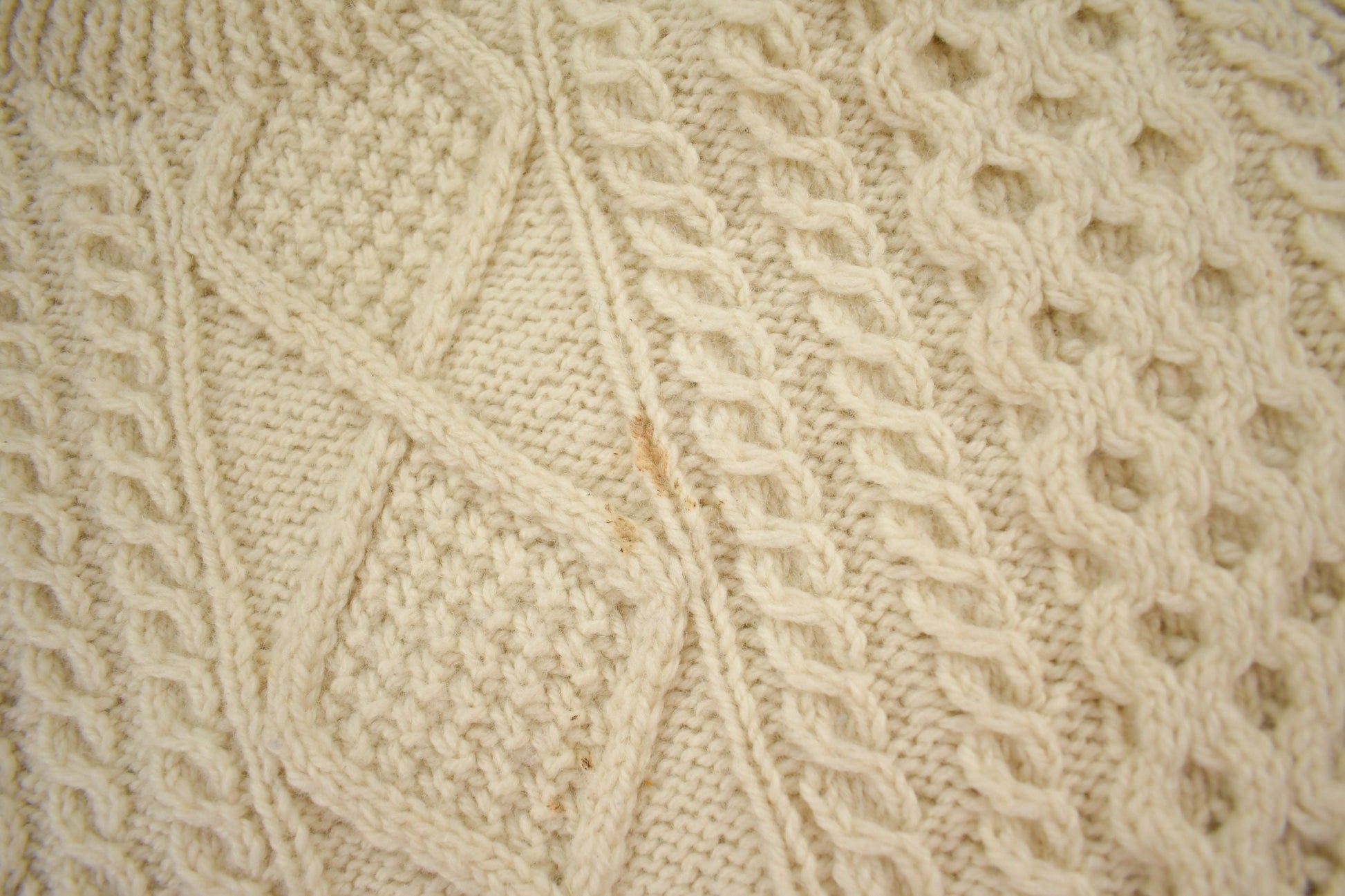 Vintage 1980s 3D Cable Knit Sweater