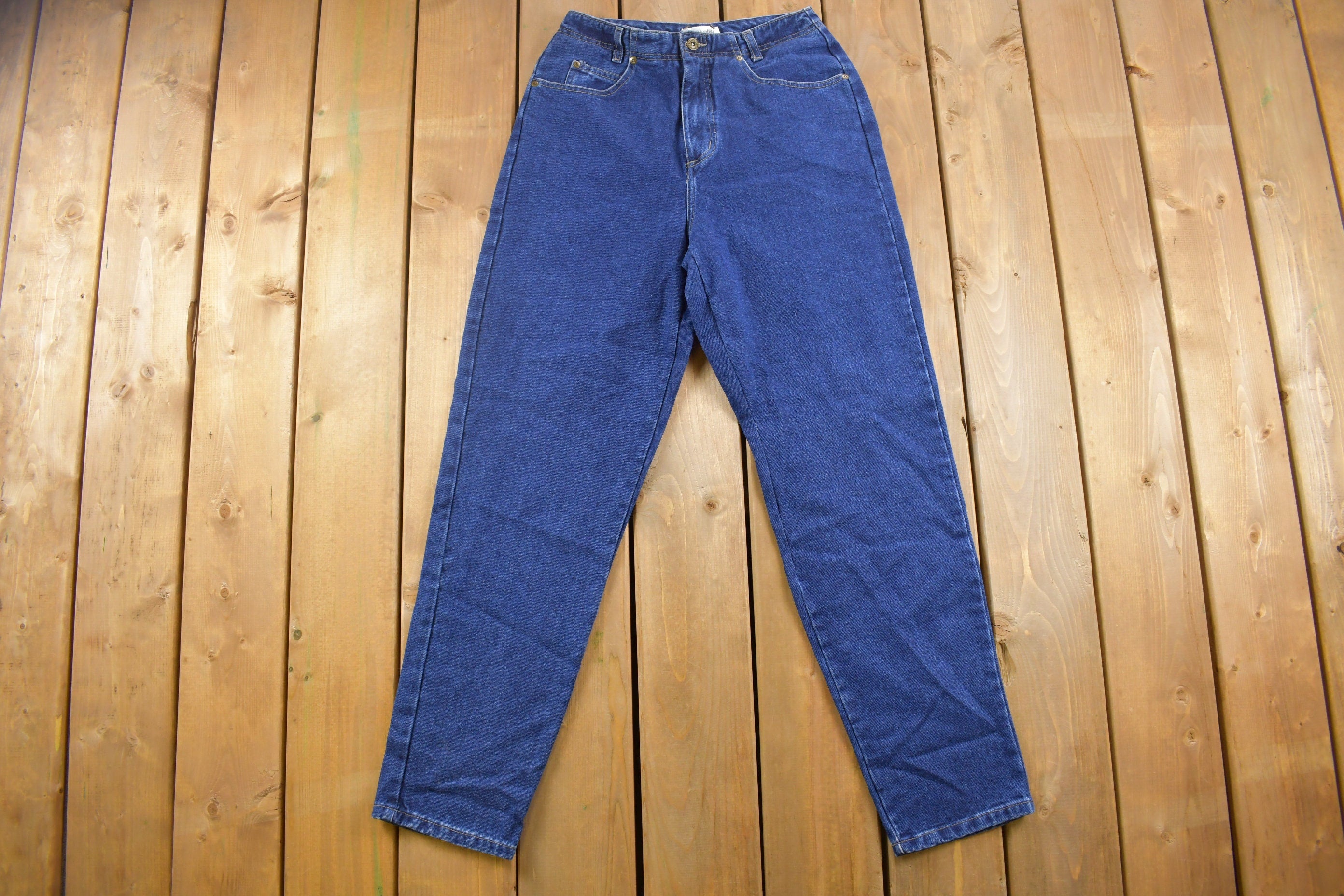 Vintage 1990s Christopher & Banks Blue Denim Jeans Size 28 x 31