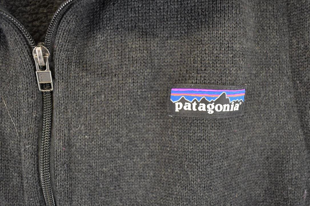Vintage 1990s Patagonia Fleece Outdoorsman Sweater Vest Men's M