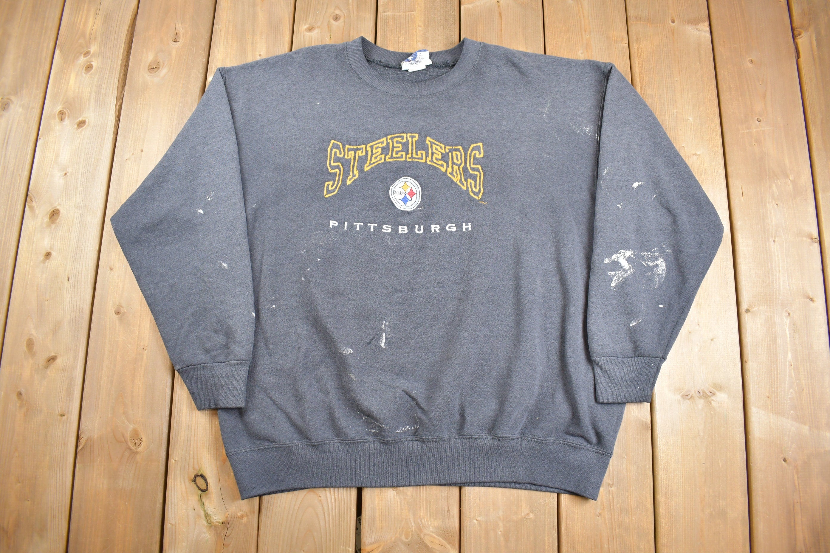 Vintage 1990s Pittsburgh Steelers NFL Crewneck Sweatshirt