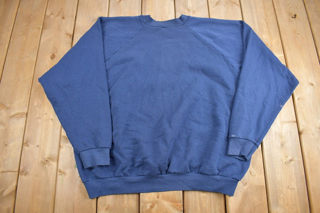 Vintage 1990s Blank Raglan Sleeve Crewneck Sweatshirt