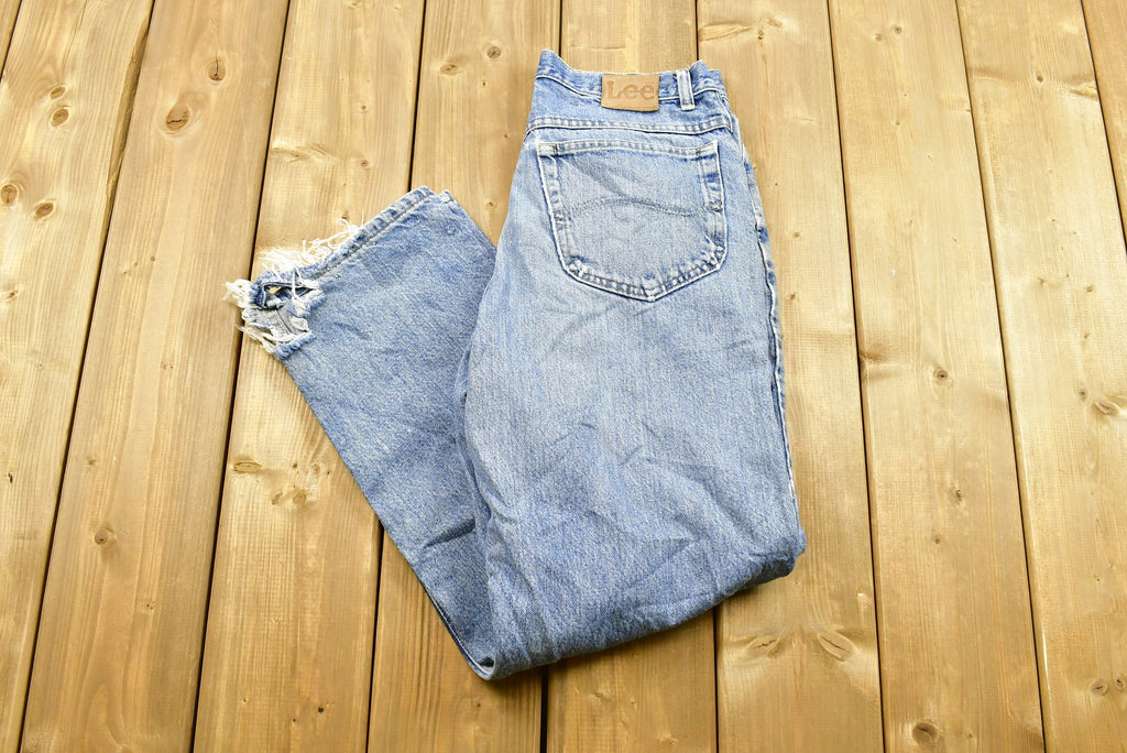 Vintage 1990s LEE Light Washed Distressed Jeans