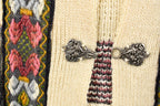 Vintage 1990s Wool Knit Clasped Cardigan Sweater
