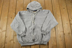 Vintage 1990s Black Canyon Full Zip Thermal Lined Hoodie Sweatshirt