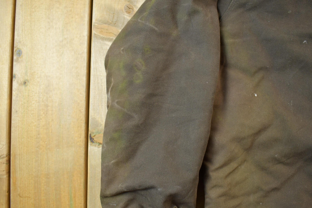 Vintage 1990s Carhartt Hooded Work Jacket Youth XL