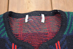 Vintage 1990s Plaid Knitted Sweater