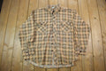 Vintage 1990s Plaid Button Up Flannel Shirt