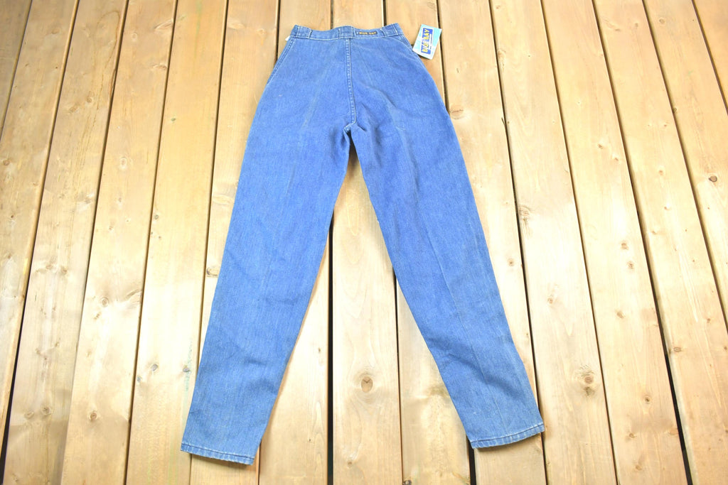Vintage 1970s Deadstock Blue Bay Jean Company Denim Jeans Size 23 x 31 Made In USA