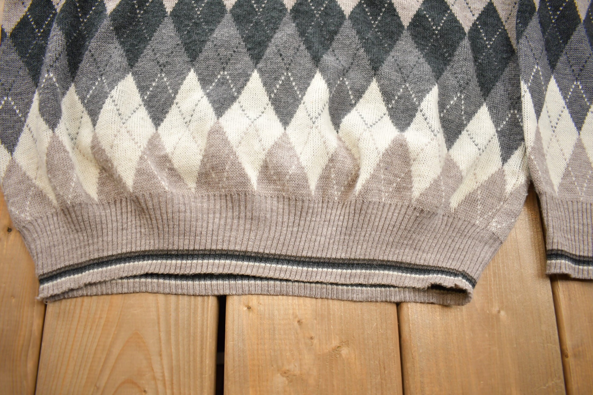 Vintage 1990s Alberto Danti Knit Crewneck Sweater /