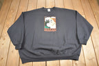 Vintage 1990s Happily Grumpy Dwarf Graphic Crewneck Sweatshirt