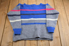 Vintage 1990s Striped Knitted Sweater