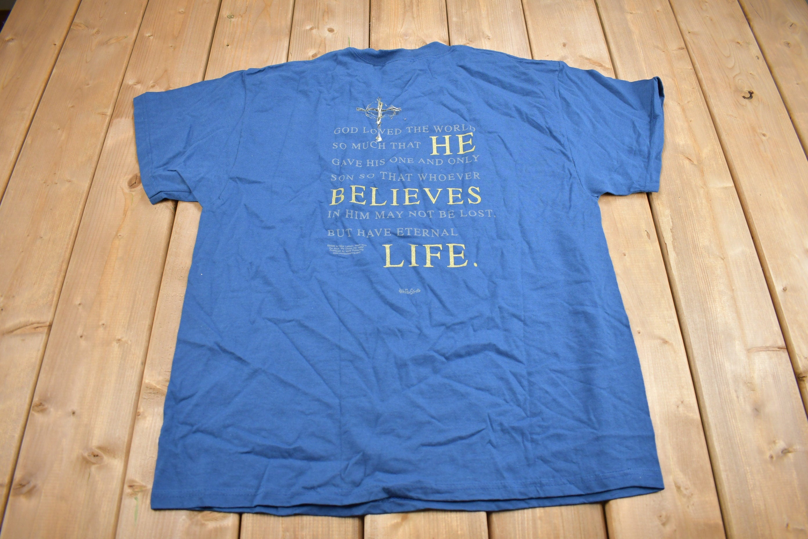 Vintage 2000 Jesus Christ Graphic T Shirt