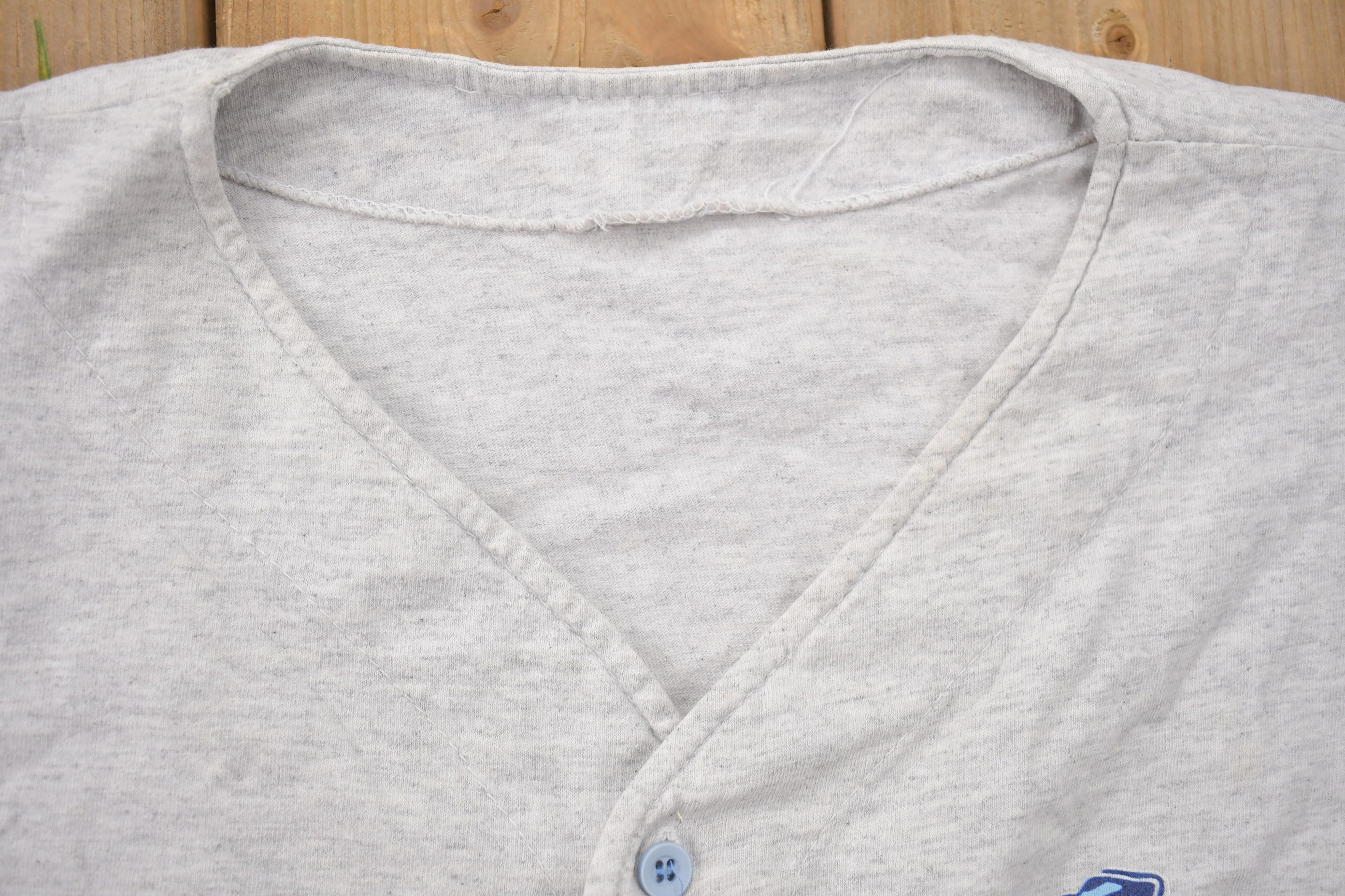 Vintage 1994 University of North Carolina Tar Heels Collegiate Baseball Button Up T-Shirt