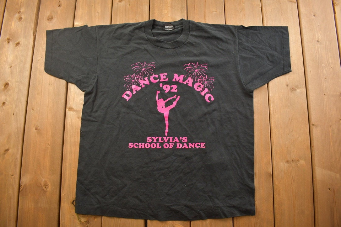 Vintage 1992 Sylvia's School Of Dance Graphic T Shirt