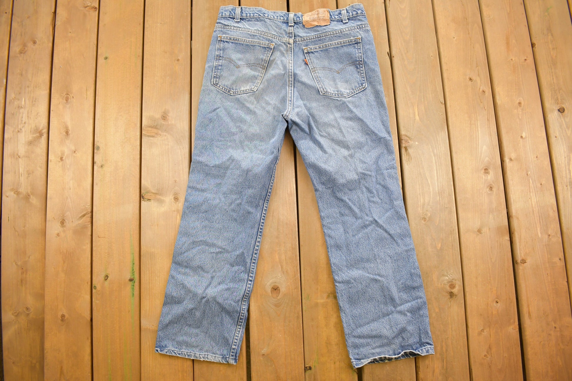 Vintage 1980s Levi's Orange Tab Jeans Size 34 x 27