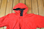Vintage 1990s Red Windbreaker Jacket