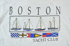 Vintage 1991 Boston Yacht Club Single Stitch T-Shirt