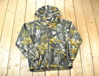 Vintage 1990s Mountain Ridge Realtree Camo Hooded Fleece Sweater