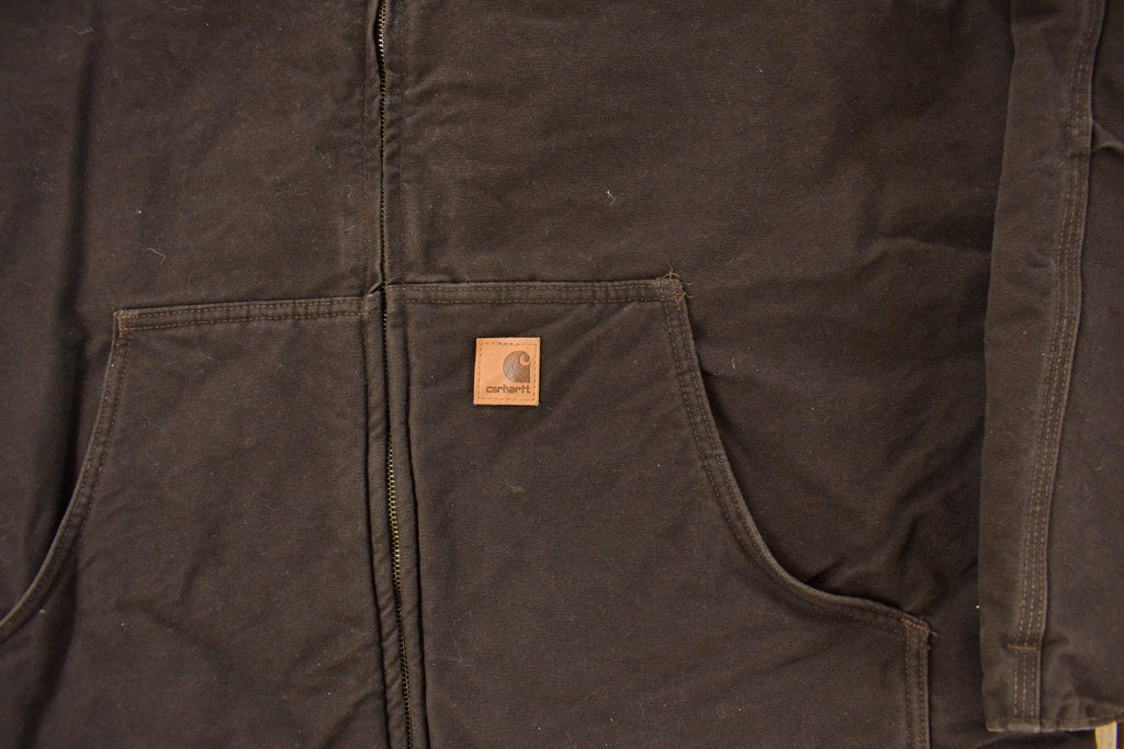 Vintage 1990s Carhartt Sherpa Lined Jacket Men's 2XL