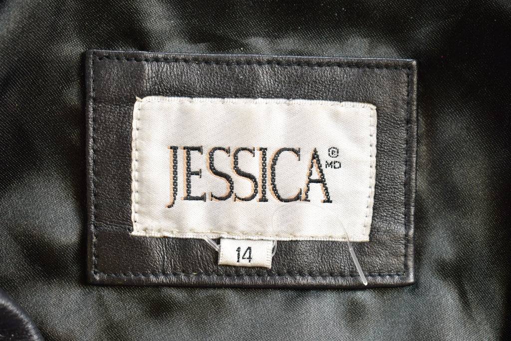 Vintage 1990s Leather Womens Jacket