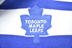 Vintage 1990s NHL Toronto Maple Leafs Striped Collared Shirt