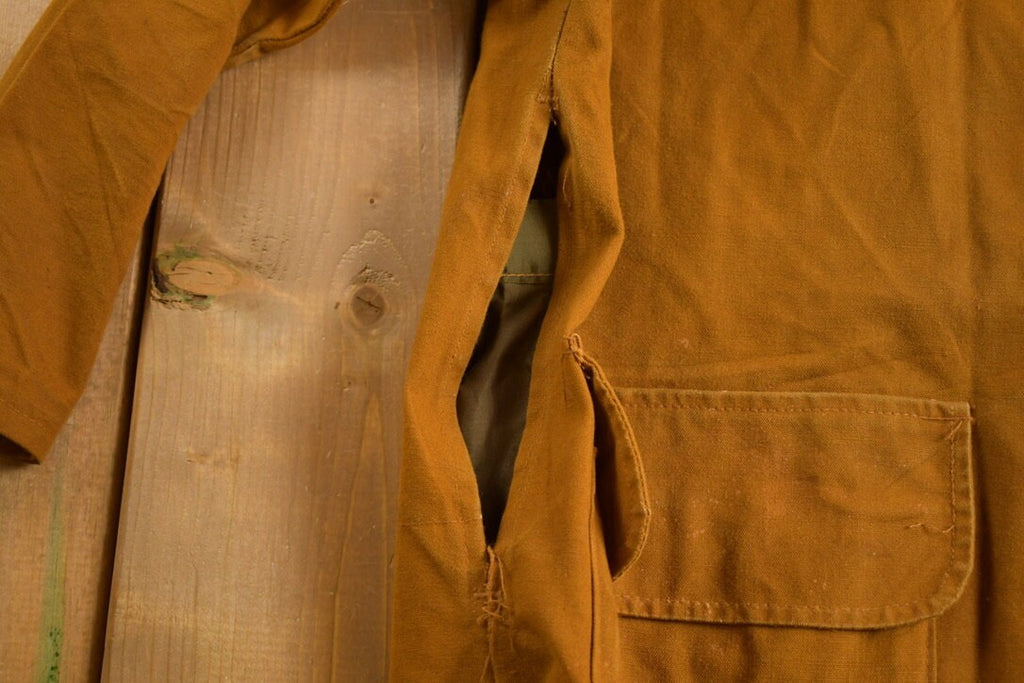 Vintage 1980s Saftbak Hunting Canvas Blazer Jacket