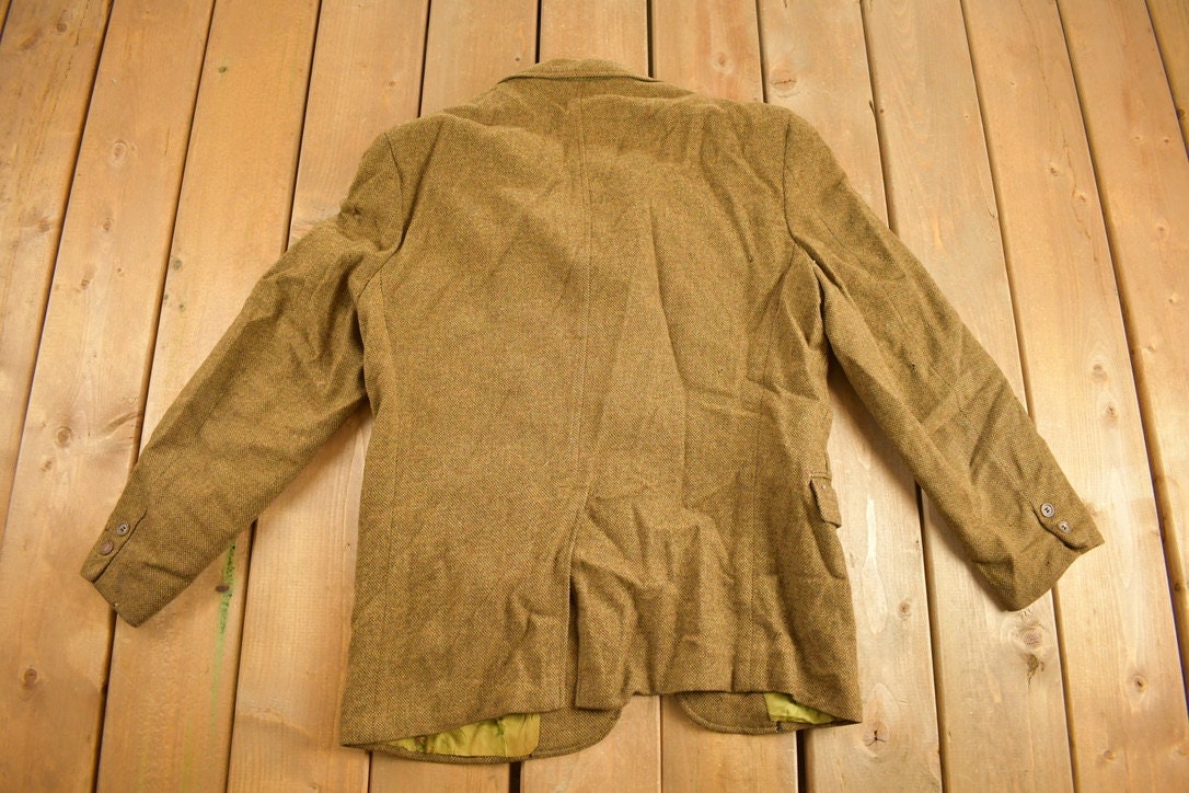 Vintage 1980s CE-Doc's Clothing Wool Blazer Jacket Size