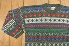Vintage 1990s Gina Benotti Knitted Crewneck Sweater