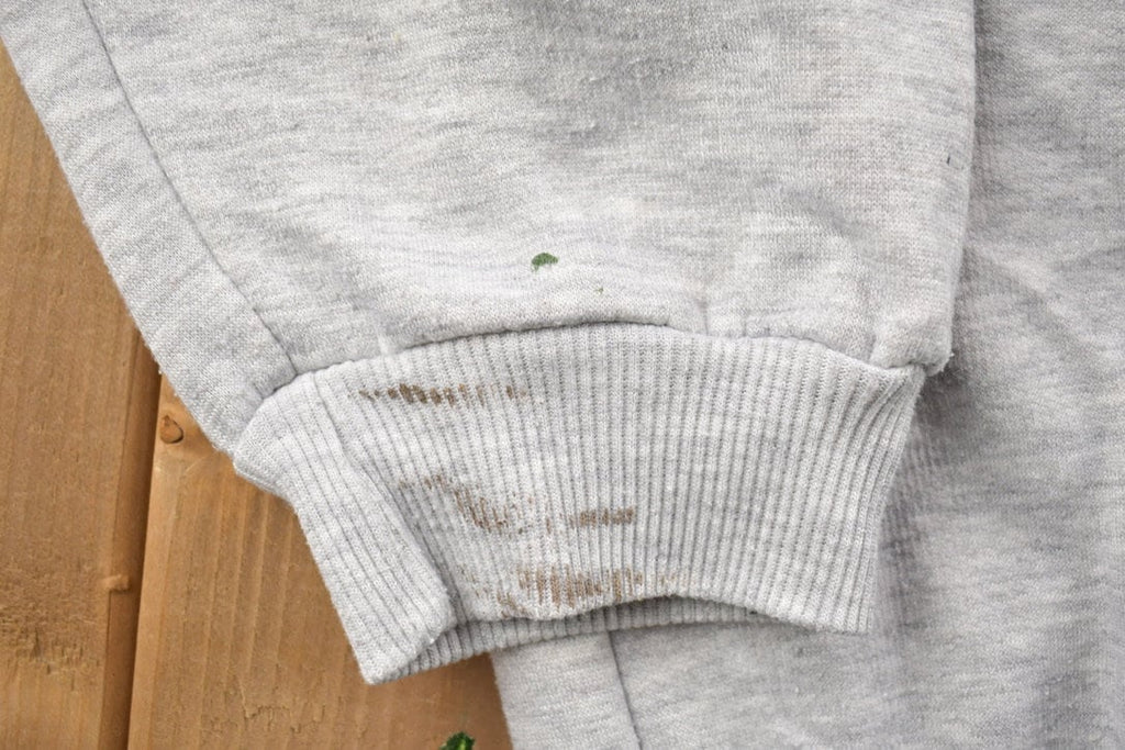 Vintage 1990s LA Speedy Blank Grey Crewneck Sweatshirt