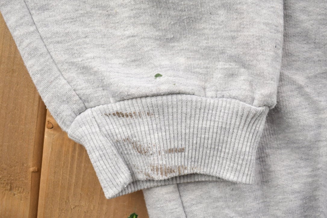 Vintage 1990s LA Speedy Blank Grey Crewneck Sweatshirt