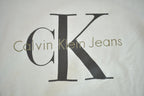 Vintage 1990s Calvin Klein Jeans Embroidered Crewneck Sweatshirt Made In Canada