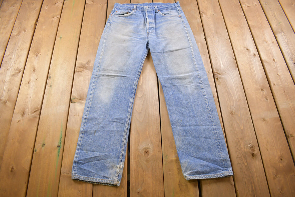 Vintage 1990s Levi's 501 Red Tab Jeans Size 32 x 30