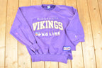 Vintage 1996 Minnesota Vikings Authentic Proline Champion Distressed NFL Crewneck Sweatshirt Men's L