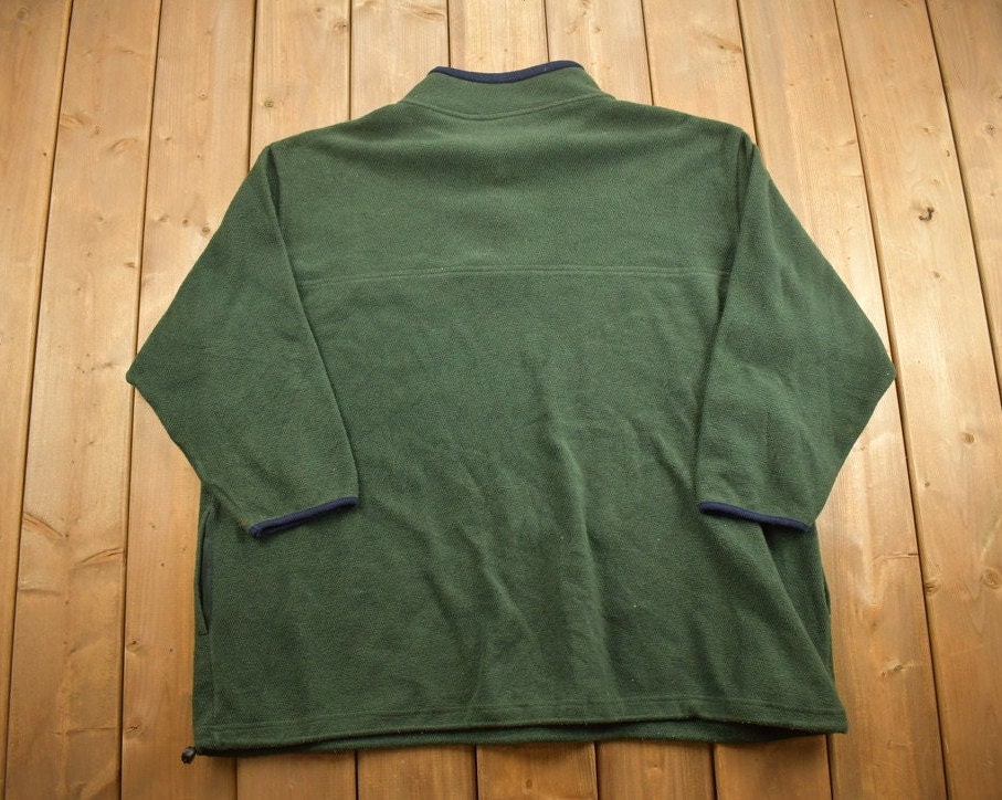 Vintage 1990s North Crest Quarter Zip Fleece Sweater