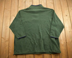 Vintage 1990s North Crest Quarter Zip Fleece Sweater
