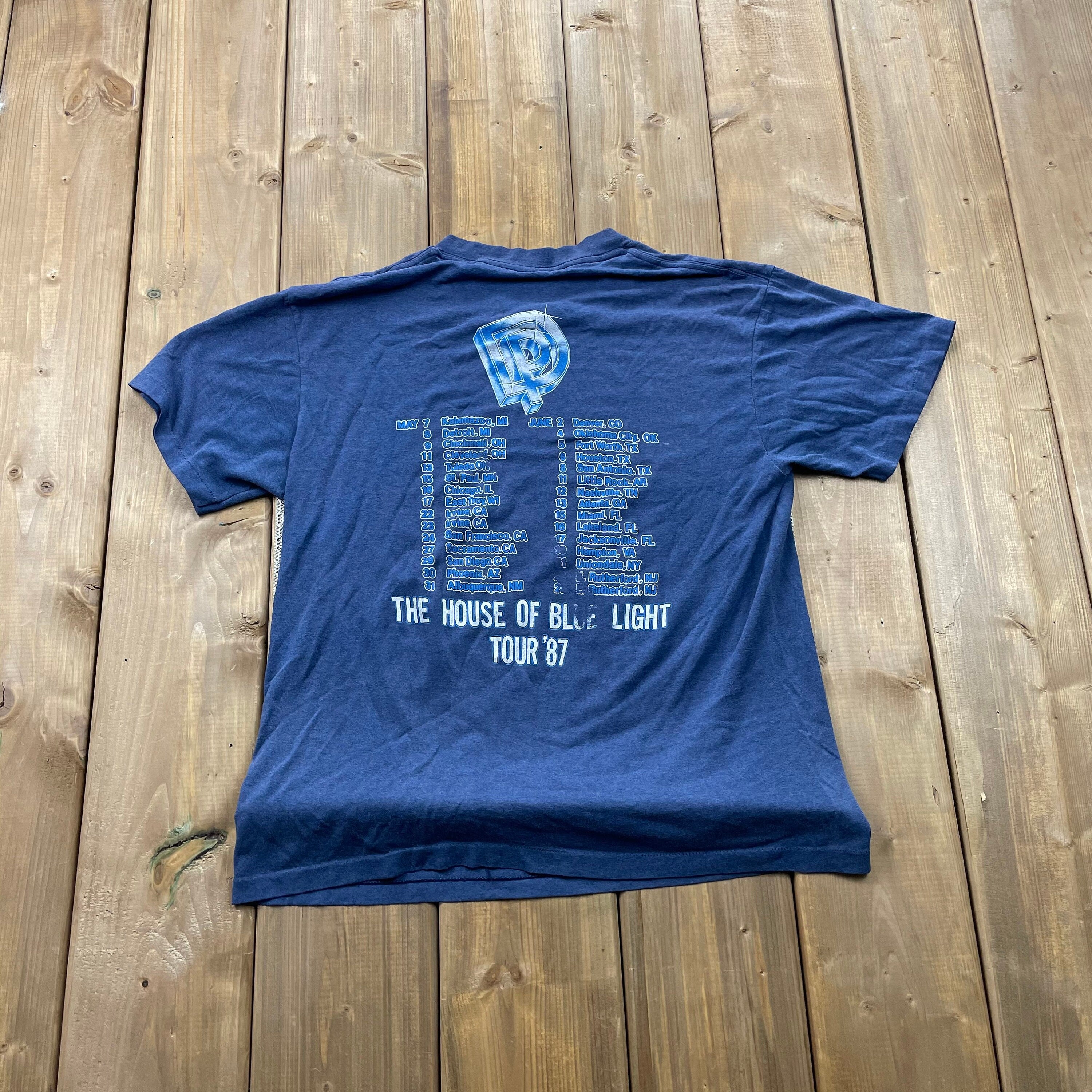 Vintage 1987 Deep Purple The House Of Blue Light Tour T Shirt