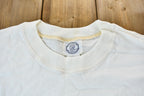 Vintage 1990s Polo Jeans Co. Textured Embroidered Logo V-Neck T-Shirt