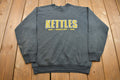 Vintage 1990s Kettles Crewneck Sweatshirt / Stains / 90s Crewneck / Made In USA / Essential / Streetwear / 90s / Rare Vintage