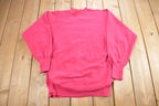Vintage 1990s Blank Pink Champion Reverse Weave Mock Neck