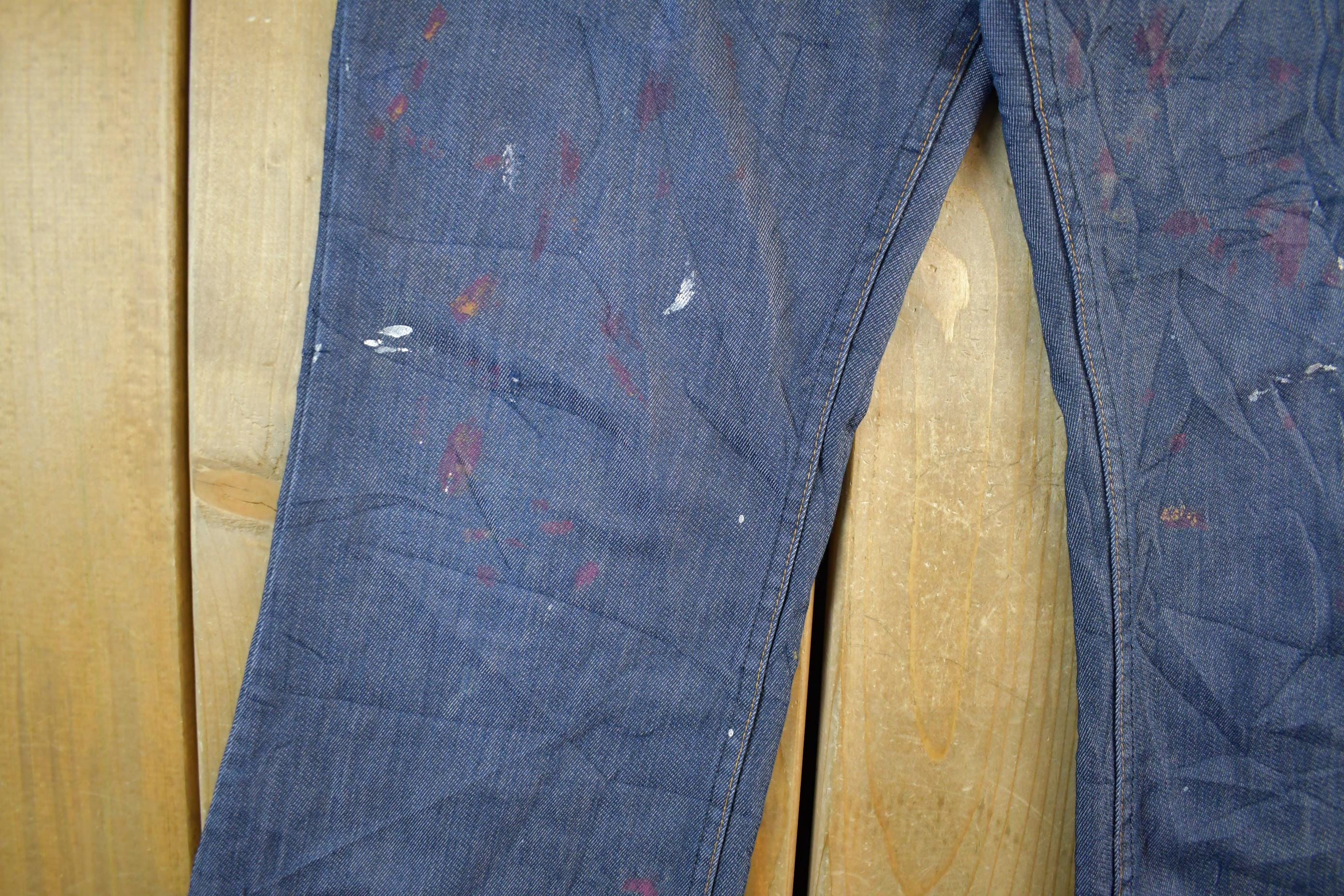 Vintage 1970s Levi's Orange Tab Bell Bottom Flare Denim Jeans Size 33 x 29