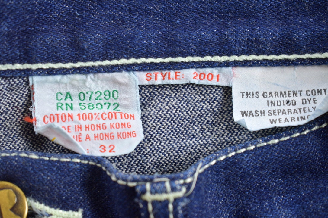 Vintage 1980s Road Runner Pleated Denim Jeans Size