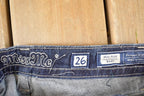Vintage Deadstock Y2K Miss Me Bedazzled Low Rise Jeans Women's Size 26x31