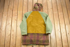 Vintage 1990s Utex Hooded Field Jacket Plaid Wool