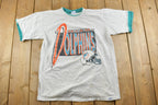 Vintage 1994 Miami Dolphins Salem Double Collar NFL Graphic T-Shirt