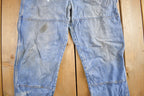 Vintage 1990s Dickies Distressed Denim Carpenter Pants 38x30