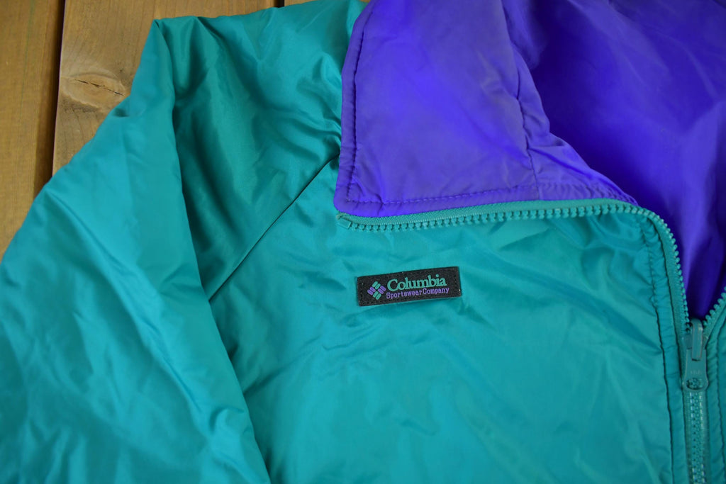 Vintage 1990s Columbia Sportswear Reversible Puffer Jacket Men's XL