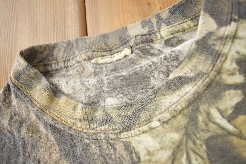 Vintage 1990s Mossy Oak Long Sleeve Camo T-Shirt