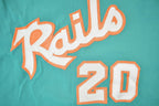 Vintage 1960s 1970s Pedersons Rails Baseball Jersey Men's L-XL