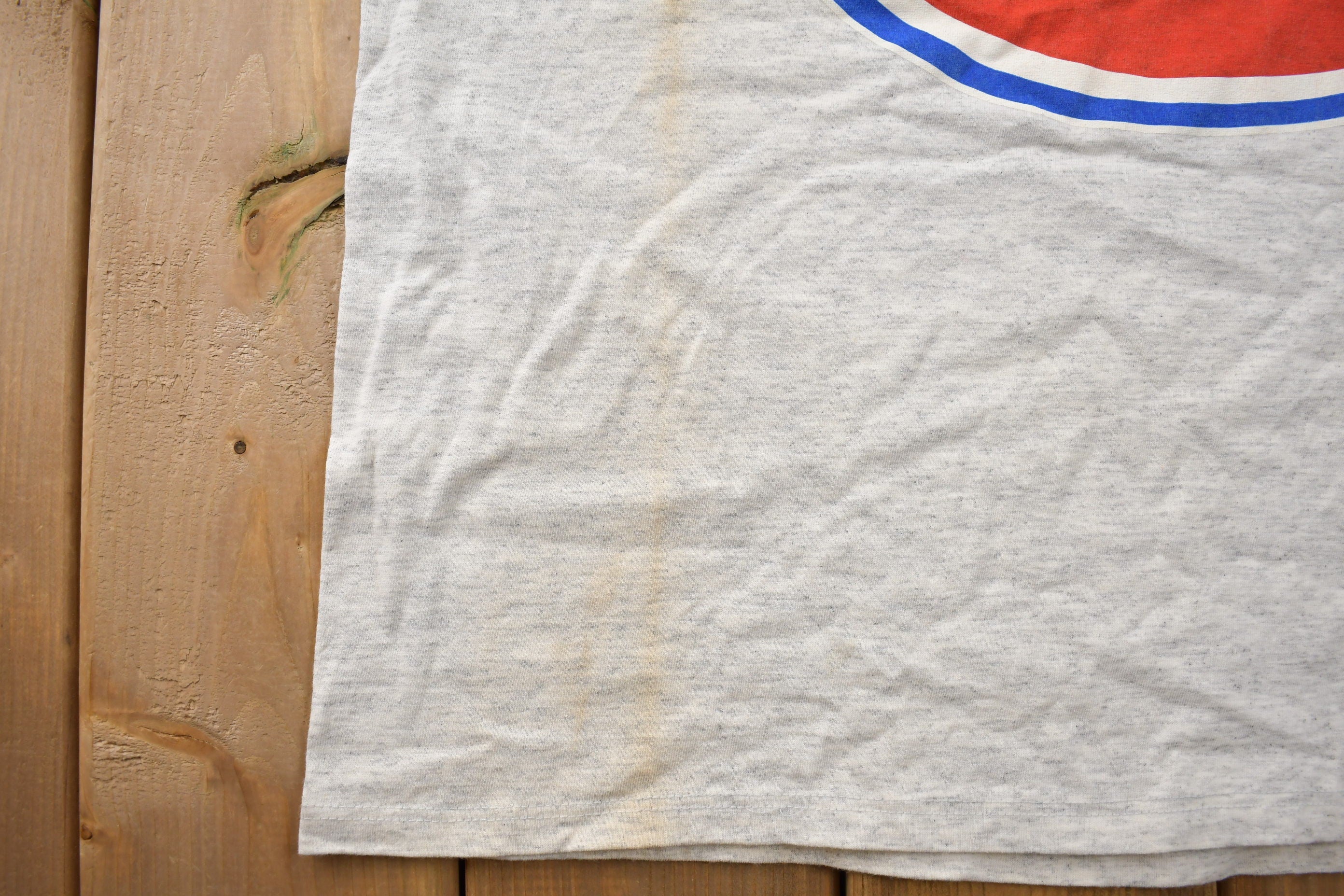 Vintage 1994 Montreal Canadiens Big Logo Trench Canada T-Shirt